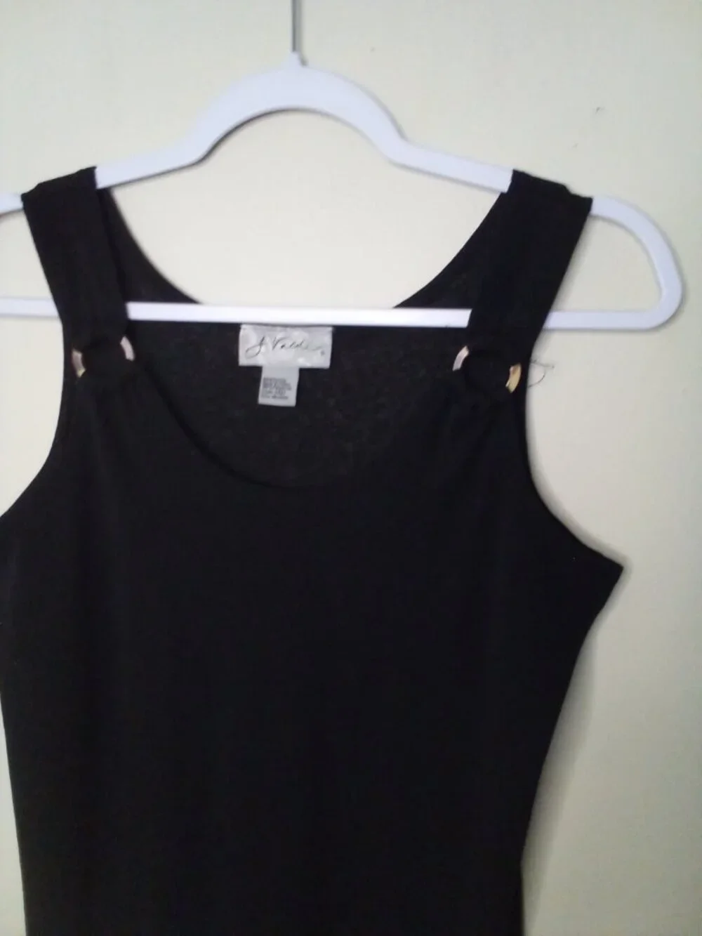 J Valdi Swim Cover Women M Sleeveless Soft Stretch Black - Picture 3 of 14